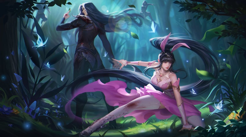 xiao wu and tang san (douluo dalu) drawn by ying45427