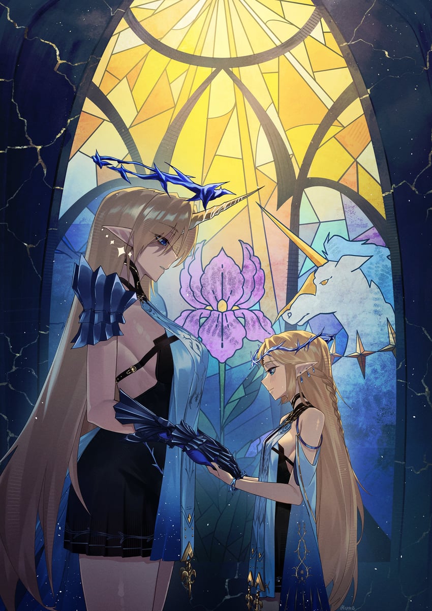 cartethyia, fleurdelys, and imperator (wuthering waves) drawn by leppib