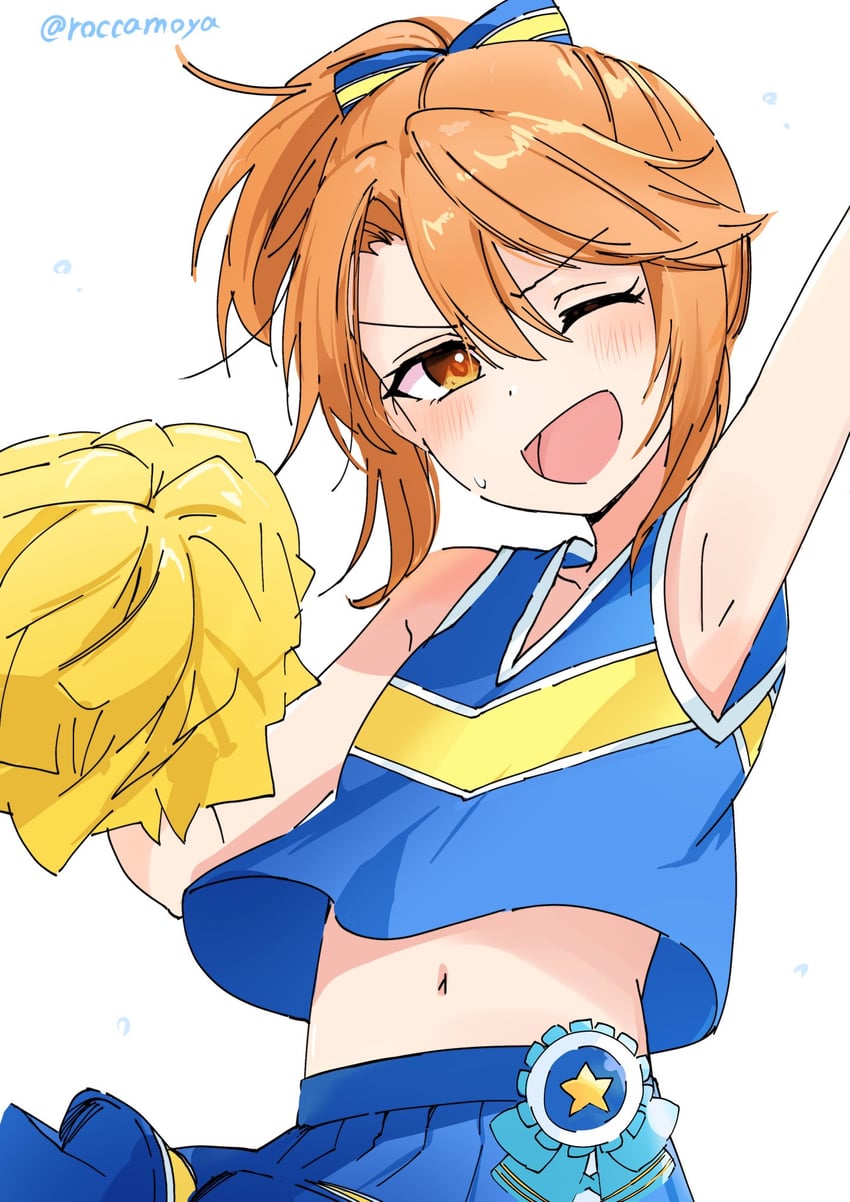 yuuki haru (idolmaster and 2 more) drawn by roccamoya