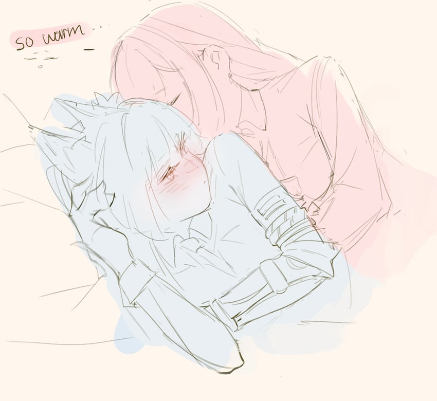hoshimi miyabi and tsukishiro yanagi (zenless zone zero) drawn by bluhbold