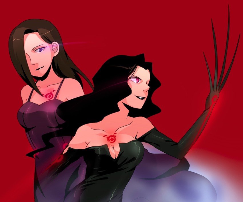 lust, sloth, and juliet douglas (fullmetal alchemist) drawn by rocd