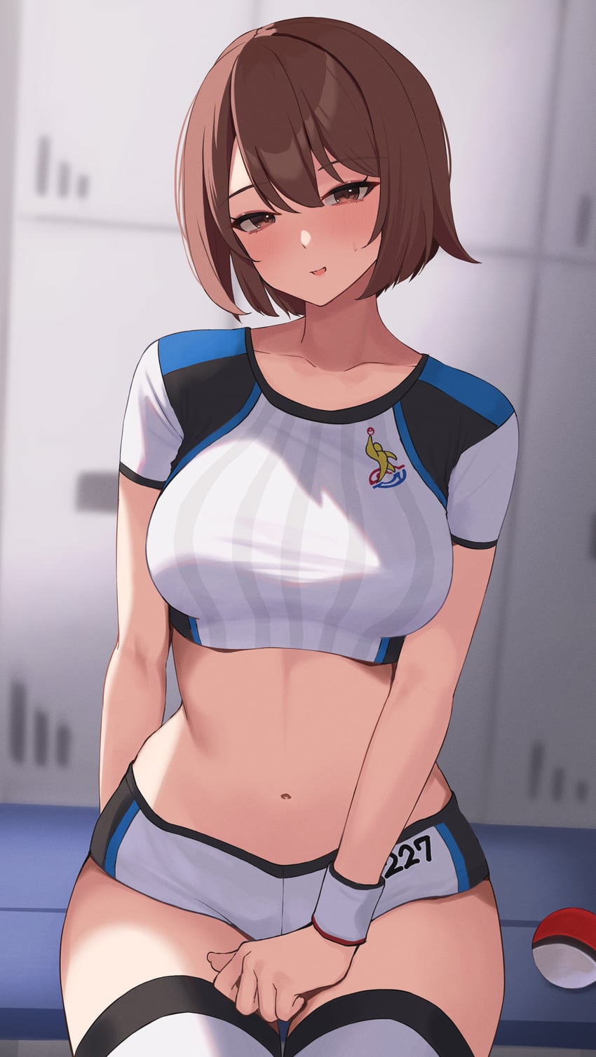 gloria (pokemon and 1 more) drawn by wabimochi