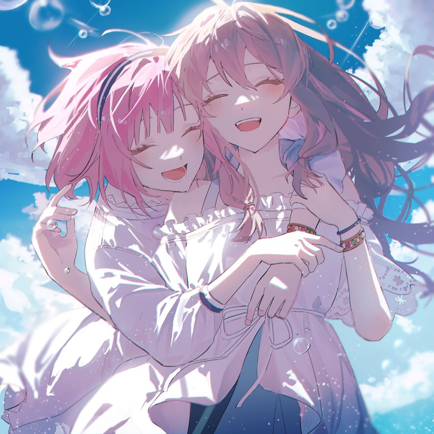 ootori emu and kusanagi nene (project sekai) drawn by ganada_404