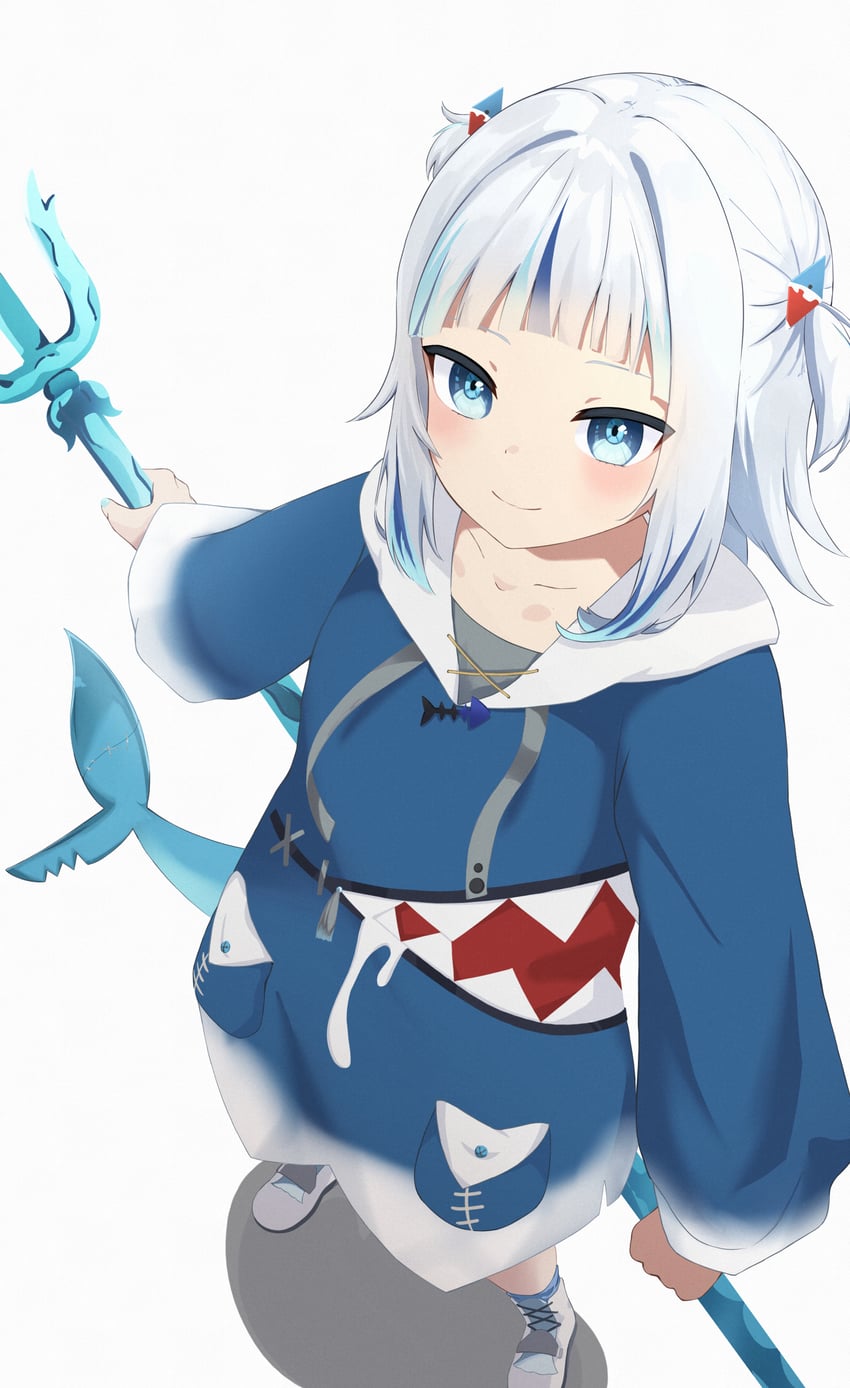 gawr gura (hololive and 1 more) drawn by gessshi