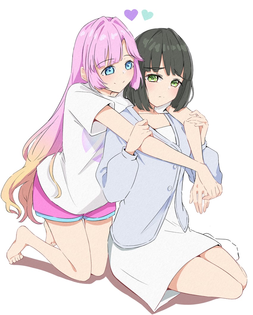momose ginko and anyoji hime (love live! and 1 more) drawn by tomoe_(tomoe_200)