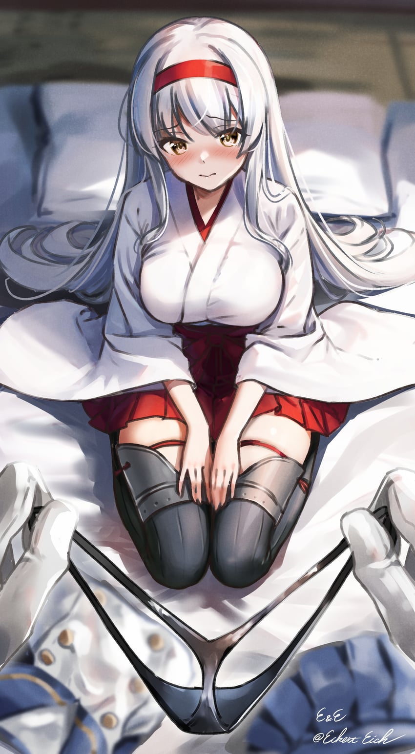 admiral, shimakaze, and shoukaku (kantai collection) drawn by eckert&eich