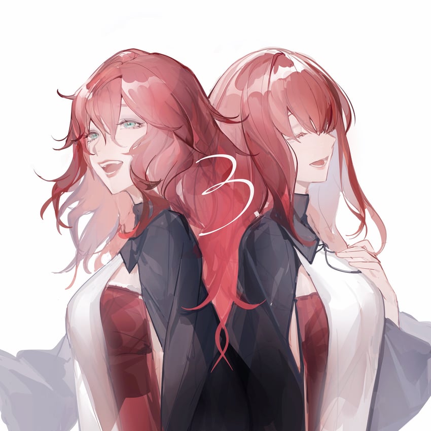 devola and popola (nier) drawn by meru02295238
