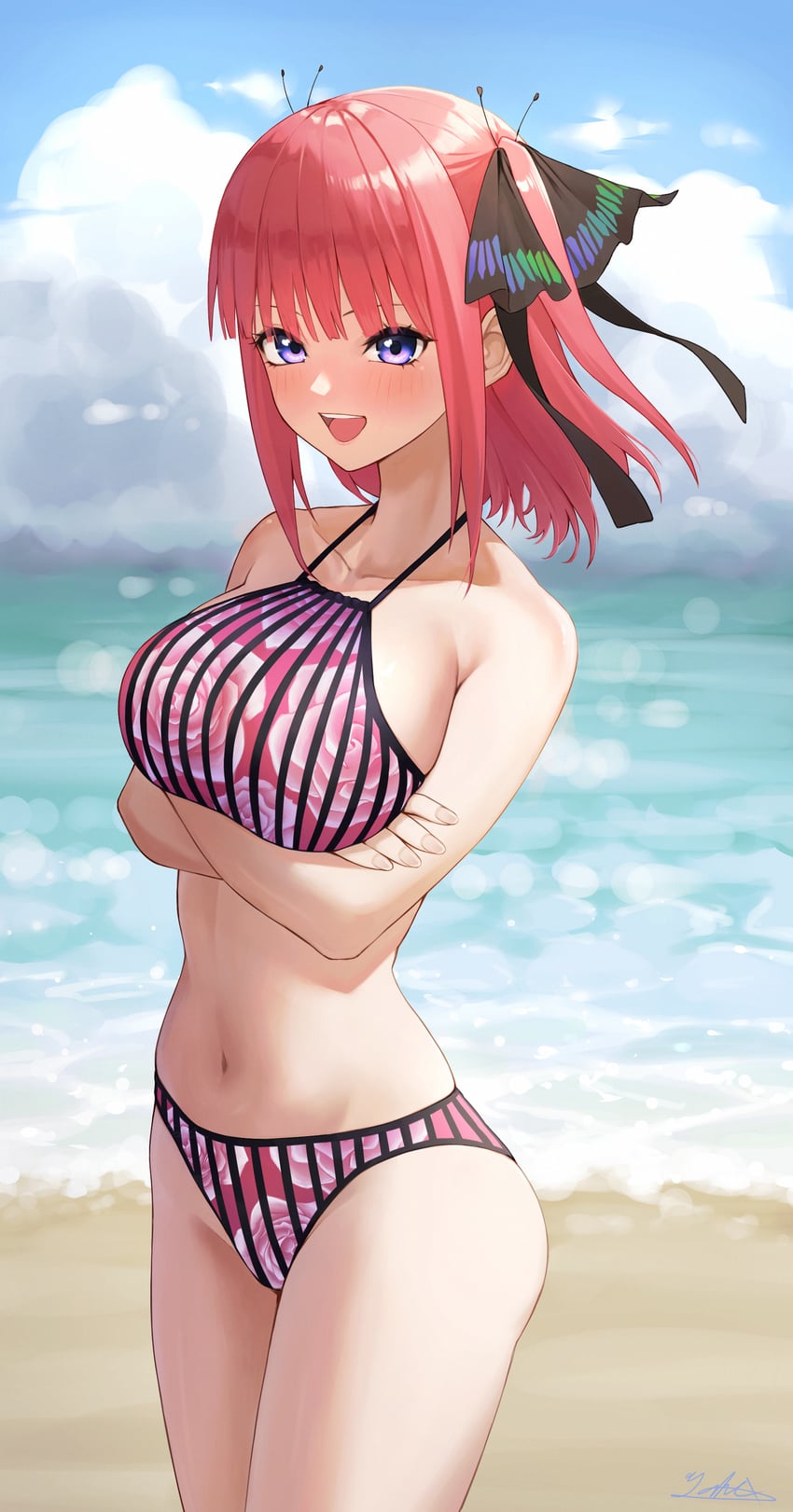 nakano nino (go-toubun no hanayome) drawn by yuhi_(yuhi_atb26)