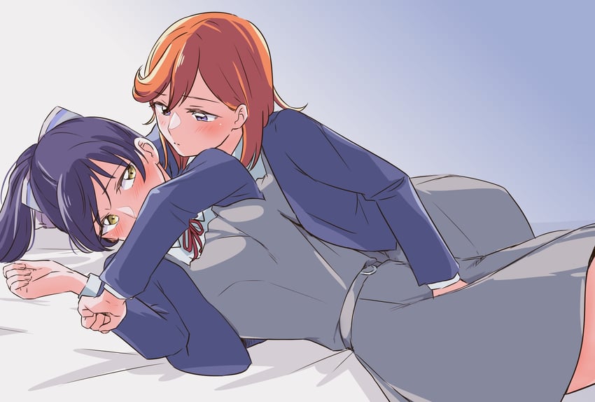 shibuya kanon and hazuki ren (love live! and 1 more) drawn by kikorinolily
