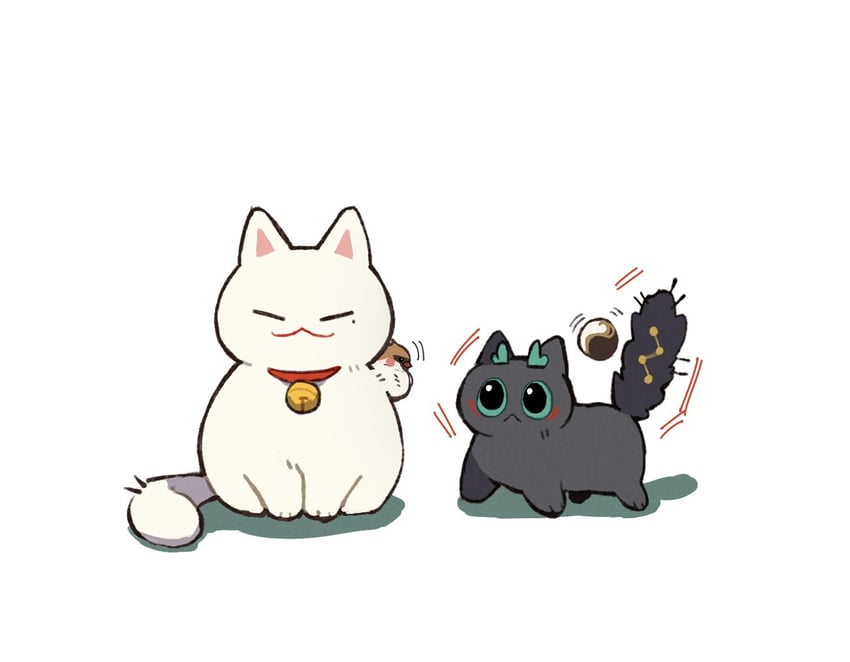 dan heng and jing yuan (honkai and 1 more) drawn by kkong_x