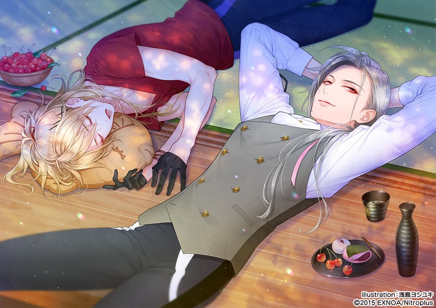 kouryuu kagemitsu and daihannya nagamitsu (touken ranbu) drawn by asajima_yoshiyuki