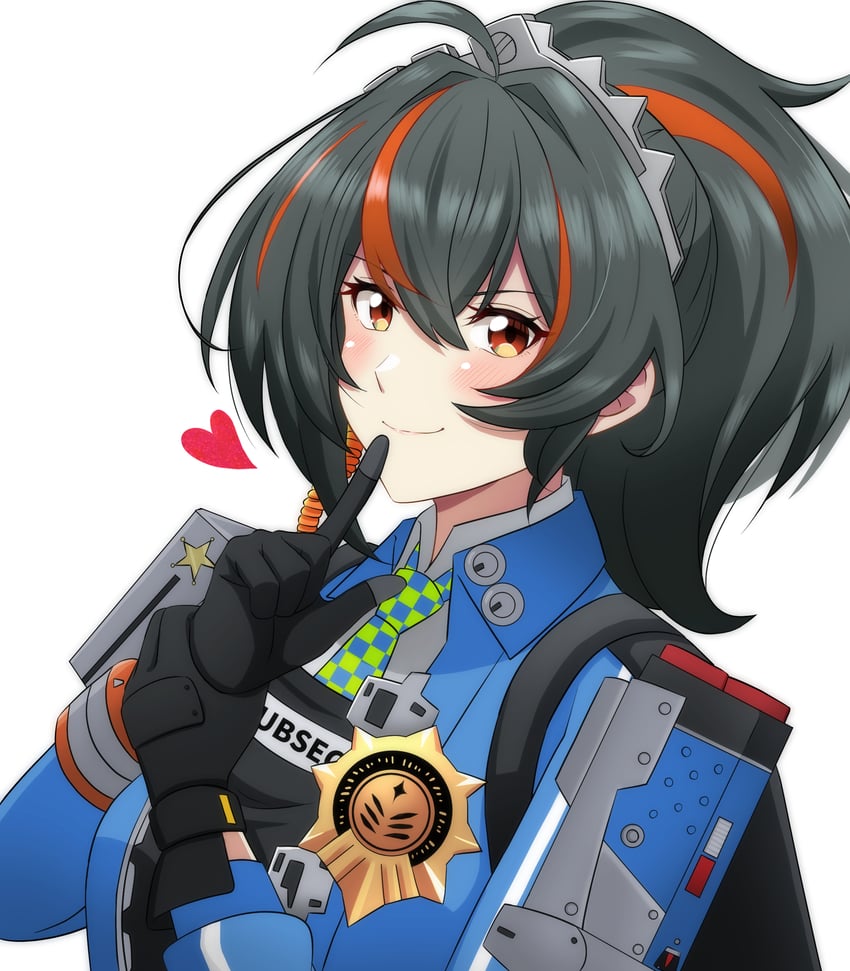 zhu yuan (zenless zone zero) drawn by blue_w_moon