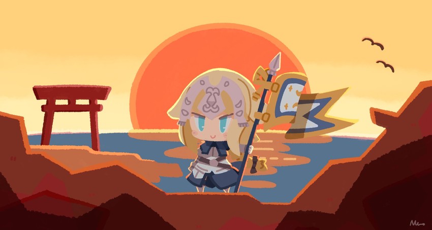 jeanne d'arc (fate and 1 more) drawn by nuu_(nu-nyu)