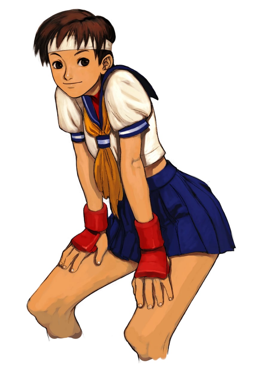 kasugano sakura (street fighter and 1 more) drawn by ikeno_daigo