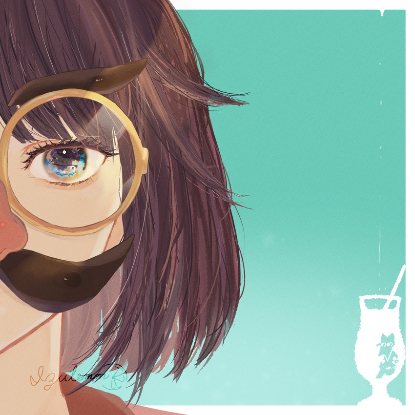 senjougahara hitagi (monogatari and 1 more) drawn by izu_lemon