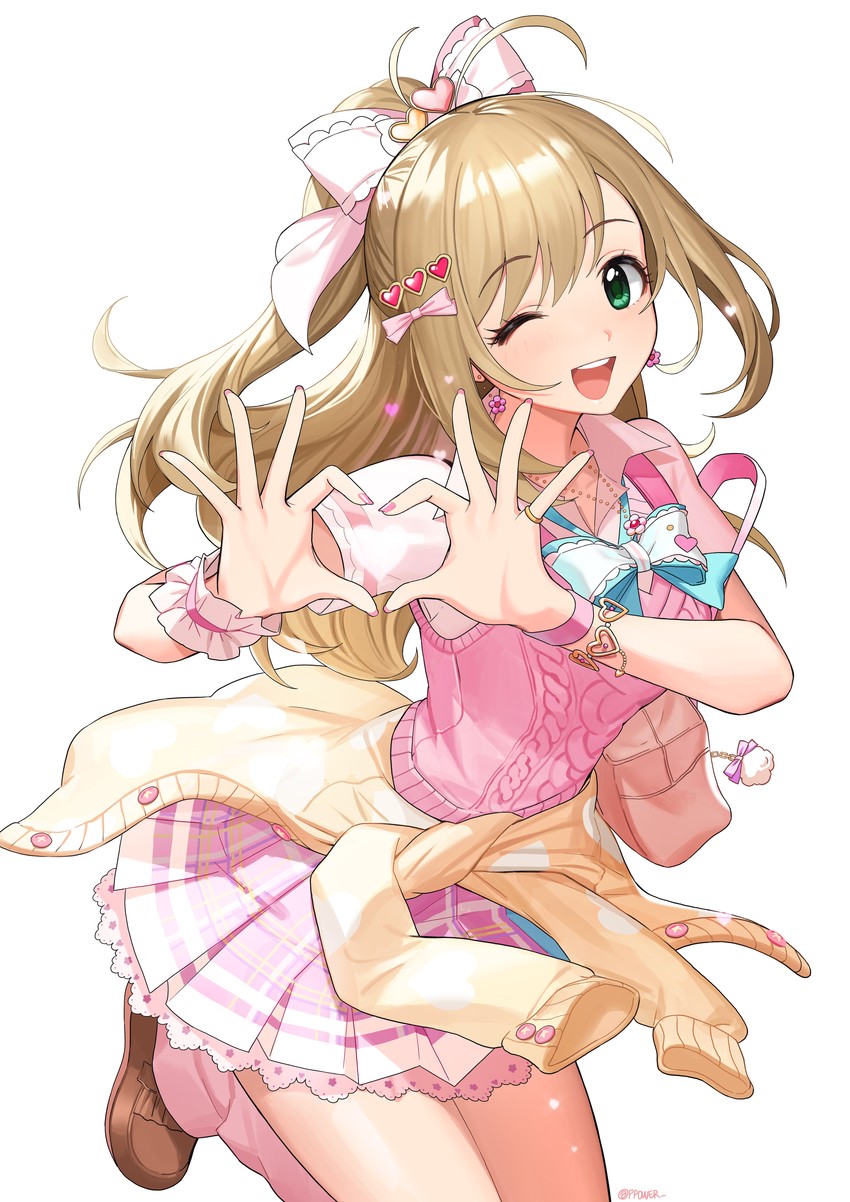 sato shin (idolmaster and 2 more) drawn by ppower_(lu_power)