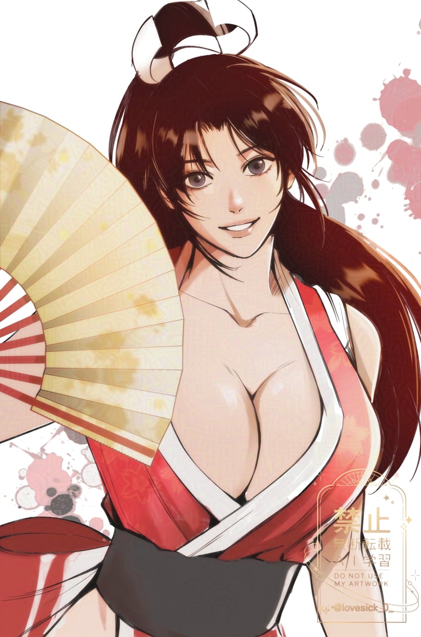 shiranui mai (street fighter and 2 more) drawn by lovesick_0