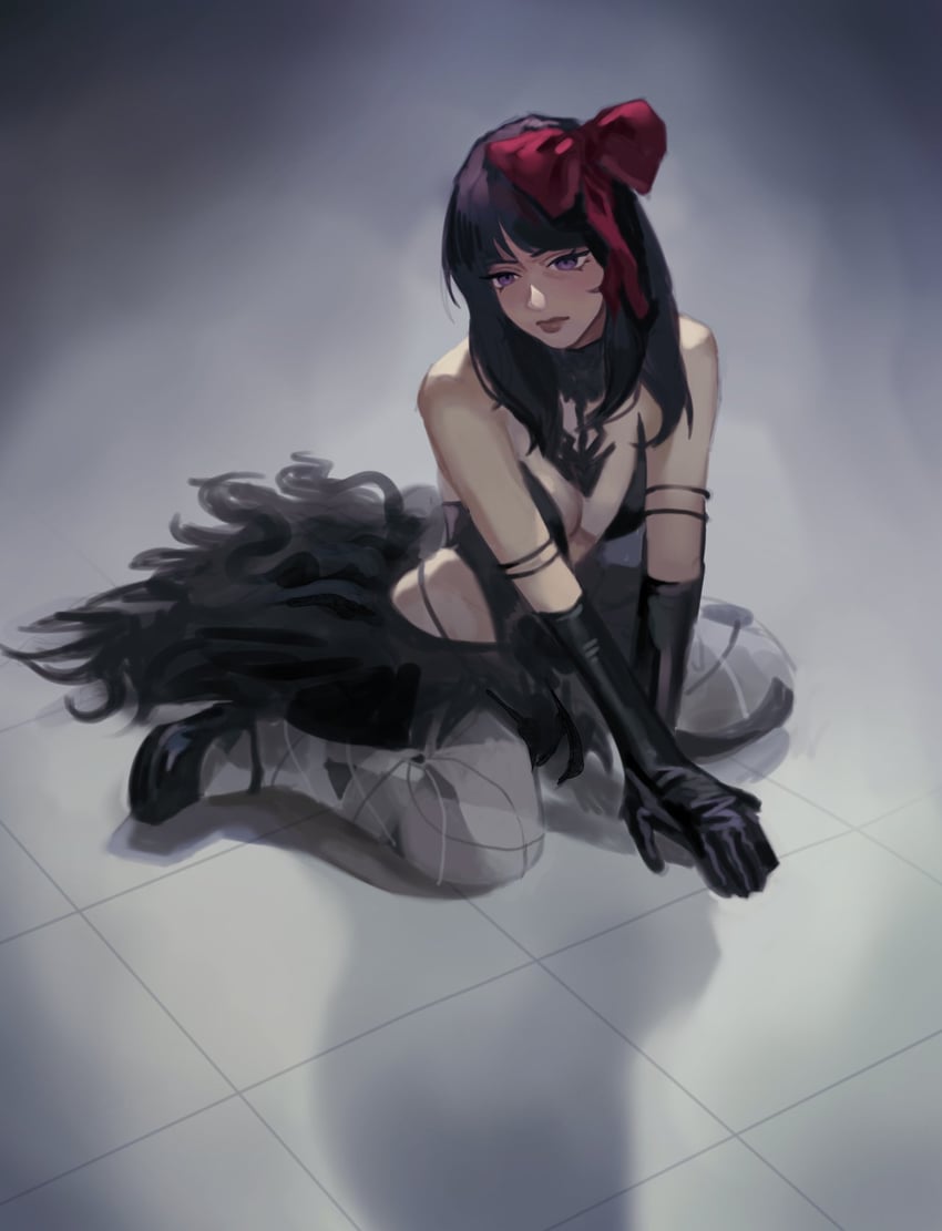 akemi homura and akuma homura (mahou shoujo madoka magica and 1 more) drawn by cookd_shrimp
