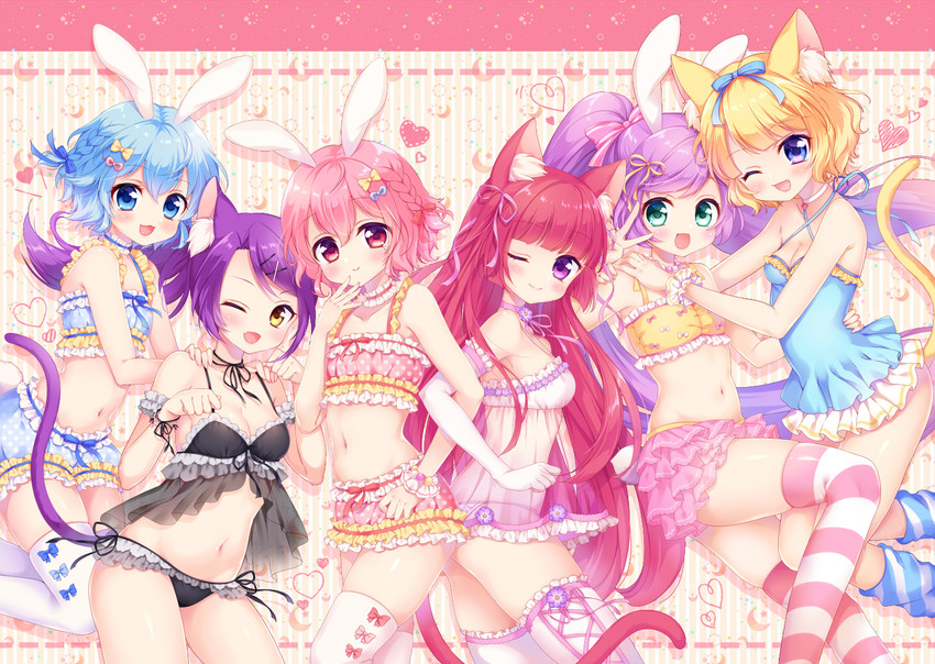 manaka laala, minami mirei, reona west, dorothy west, toudou shion, and 1 more (pretty series and 1 more) drawn by mitsuba_choco