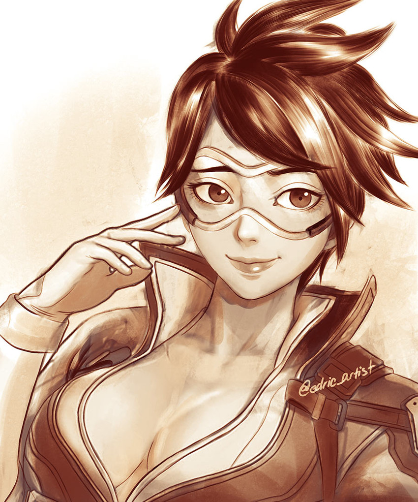tracer (overwatch and 1 more) drawn by luffie