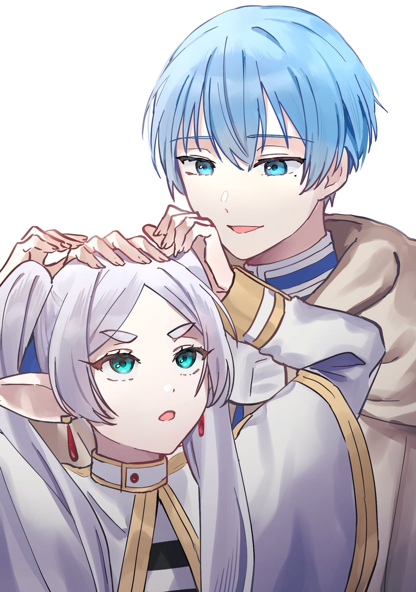 frieren and himmel (sousou no frieren) drawn by i.no