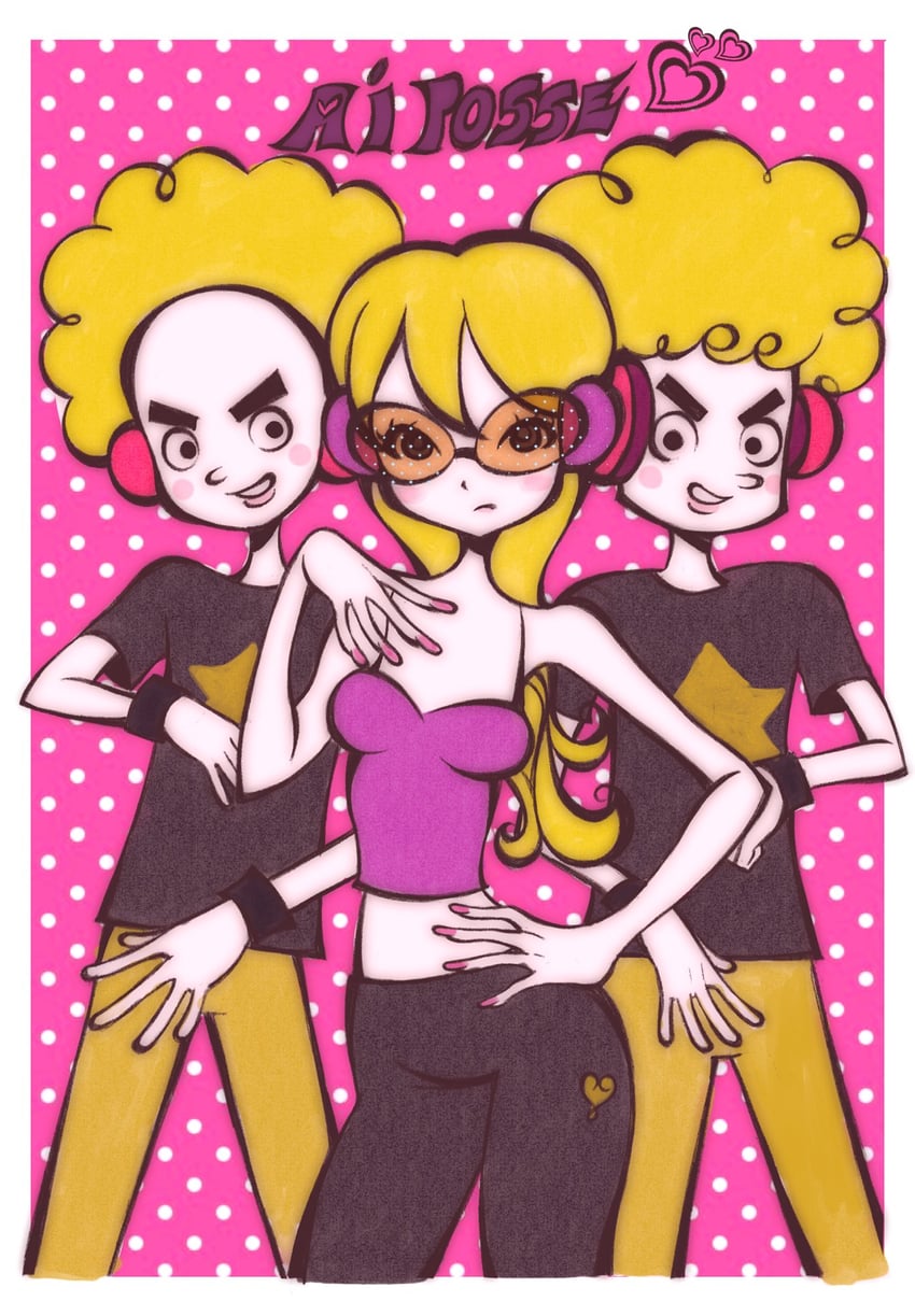 so'ra and mds (rhythm tengoku and 1 more) drawn by lilitafaery