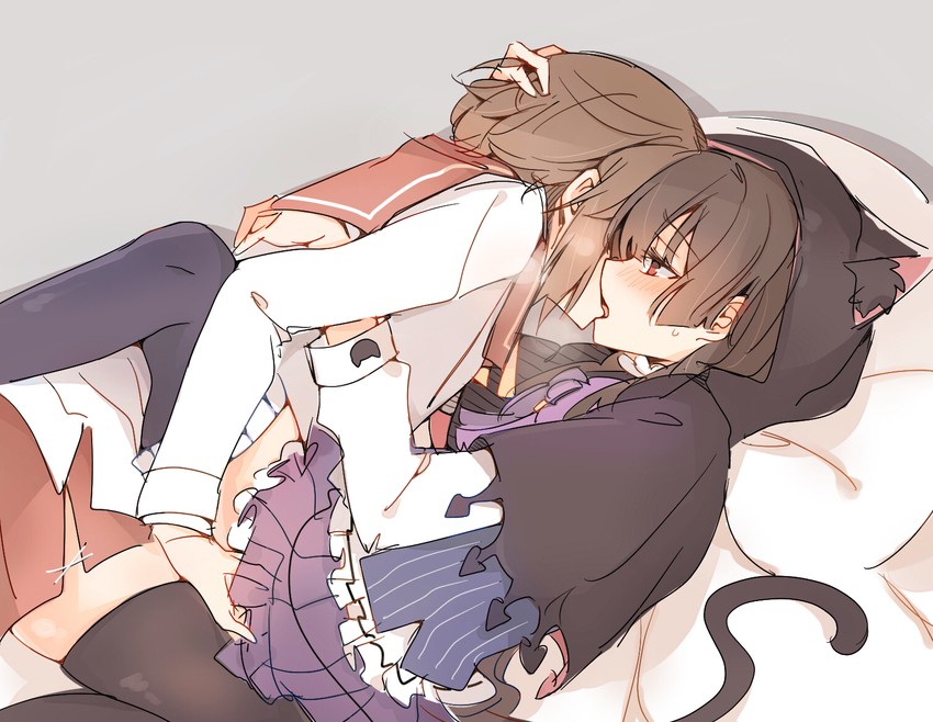 etou kanami and juujou hiyori (toji no miko) drawn by lionet0806