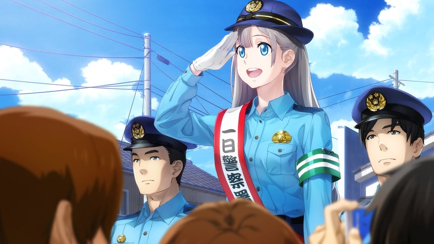 yukifune airi (robotics;notes and 1 more) drawn by fukuda_tomonori