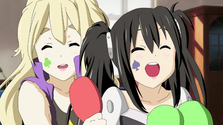 nakano azusa and kotobuki tsumugi (k-on!) drawn by knives_(knives777)