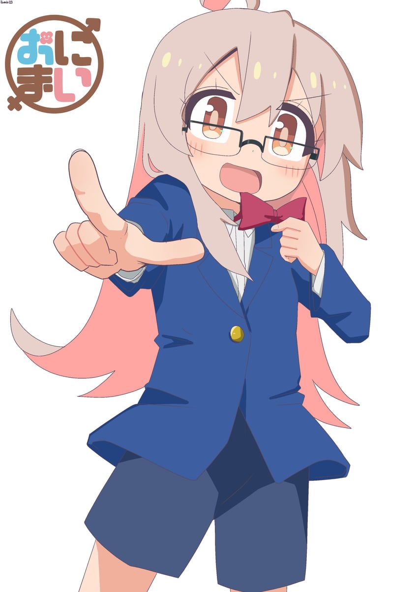 oyama mahiro and edogawa conan (onii-chan wa oshimai! and 1 more) drawn by bambi2000line