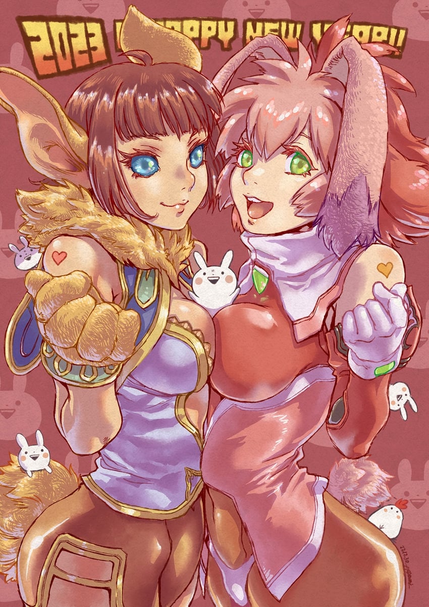 seraphita and janice (xenogears and 1 more) drawn by ryon_(yasagure_un)