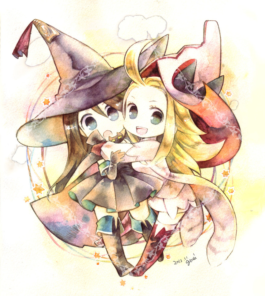 edea lee and agnes oblige (bravely default and 1 more) drawn by gumi_(nyahan)