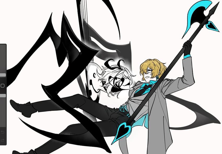 faust, sinclair, and the silent orchestra (project moon and 2 more) drawn by ohzv