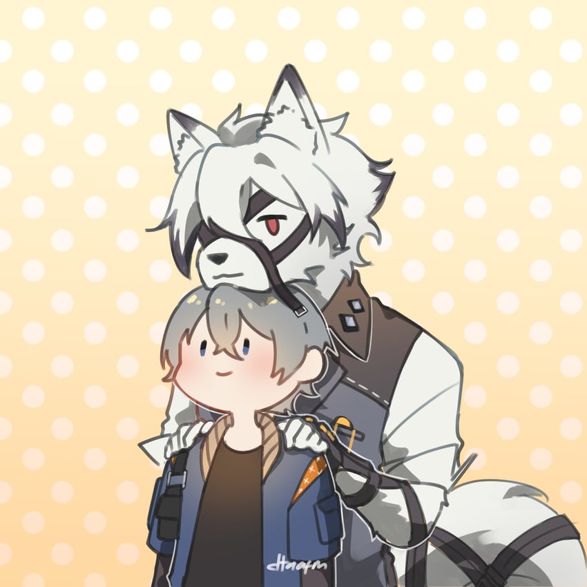 wise and von lycaon (zenless zone zero) drawn by dtaafm