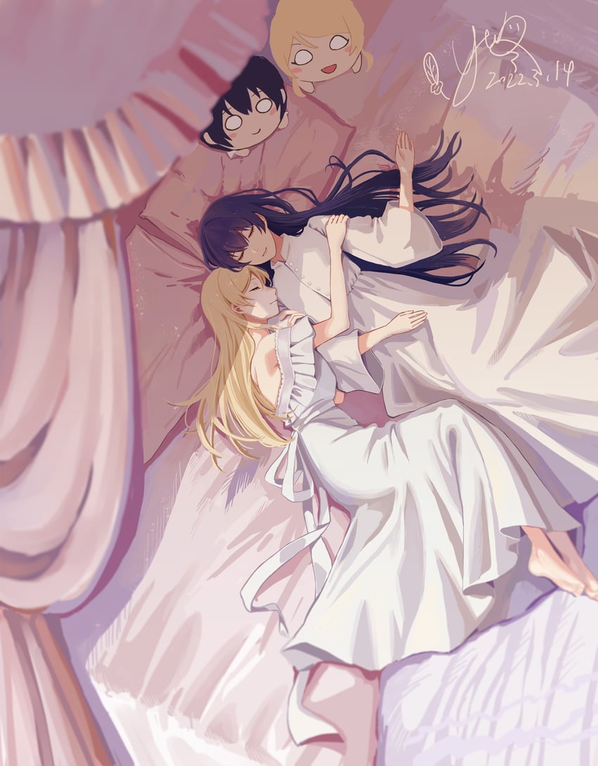 sonoda umi and ayase eli (love live! and 1 more) drawn by yudong_rin