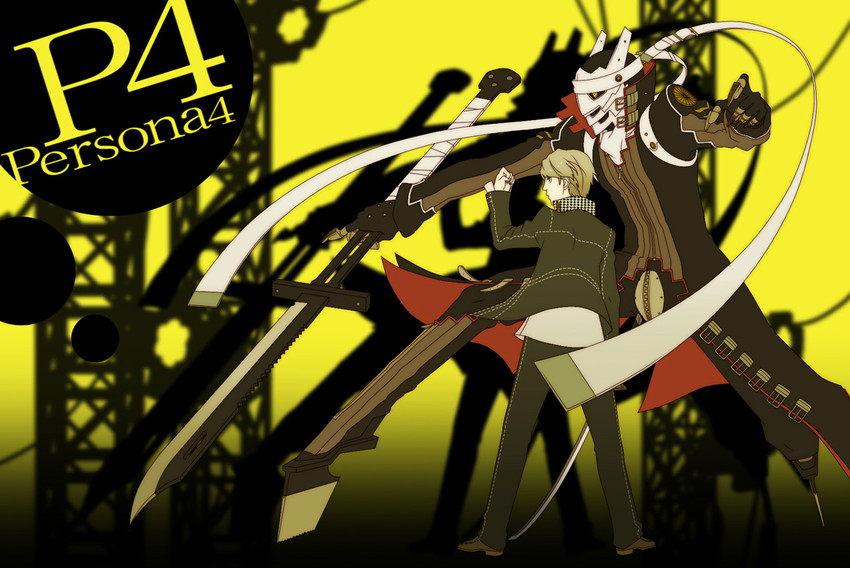 narukami yu and izanagi (persona and 1 more) drawn by yodo