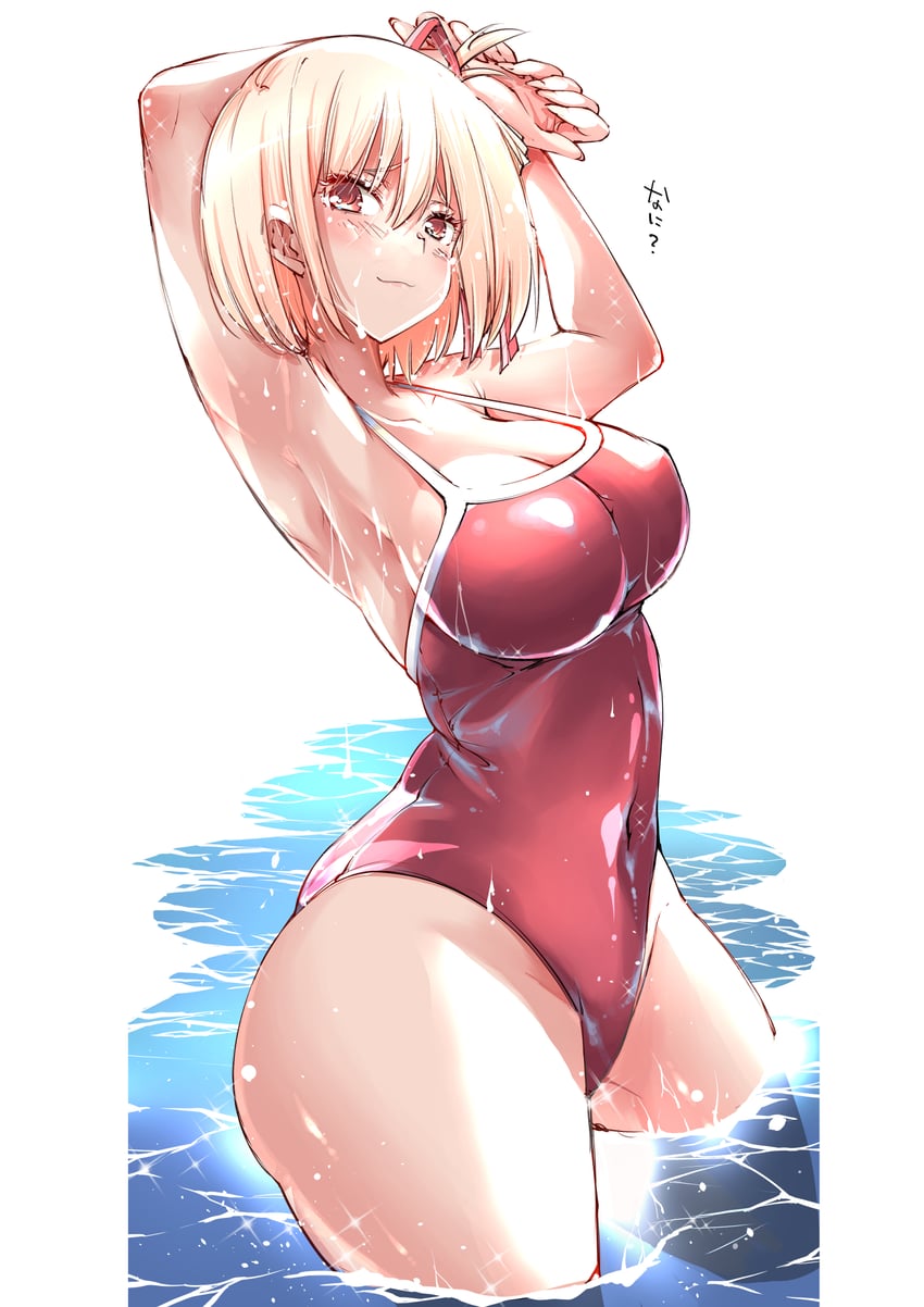 nishikigi chisato (lycoris recoil) drawn by yazawa_mana