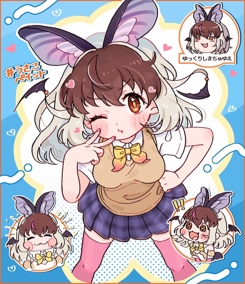 brown long-eared bat (kemono friends and 1 more) drawn by foaprlwhpo53740
