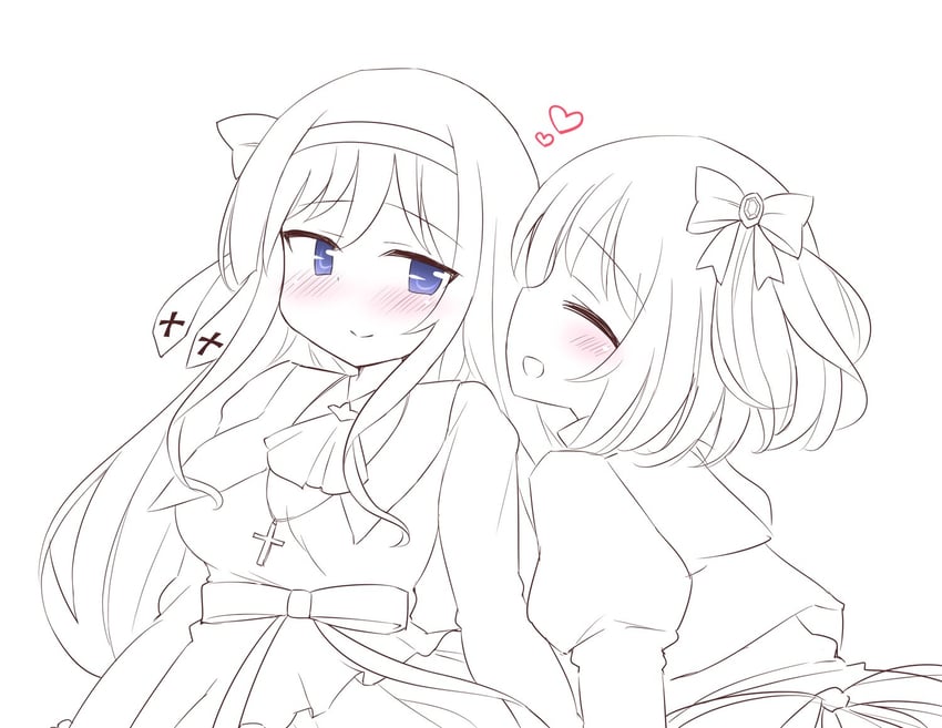 hitotsuyanagi riri and itou shizu (assault lily) drawn by sekiri_(sekiriri)