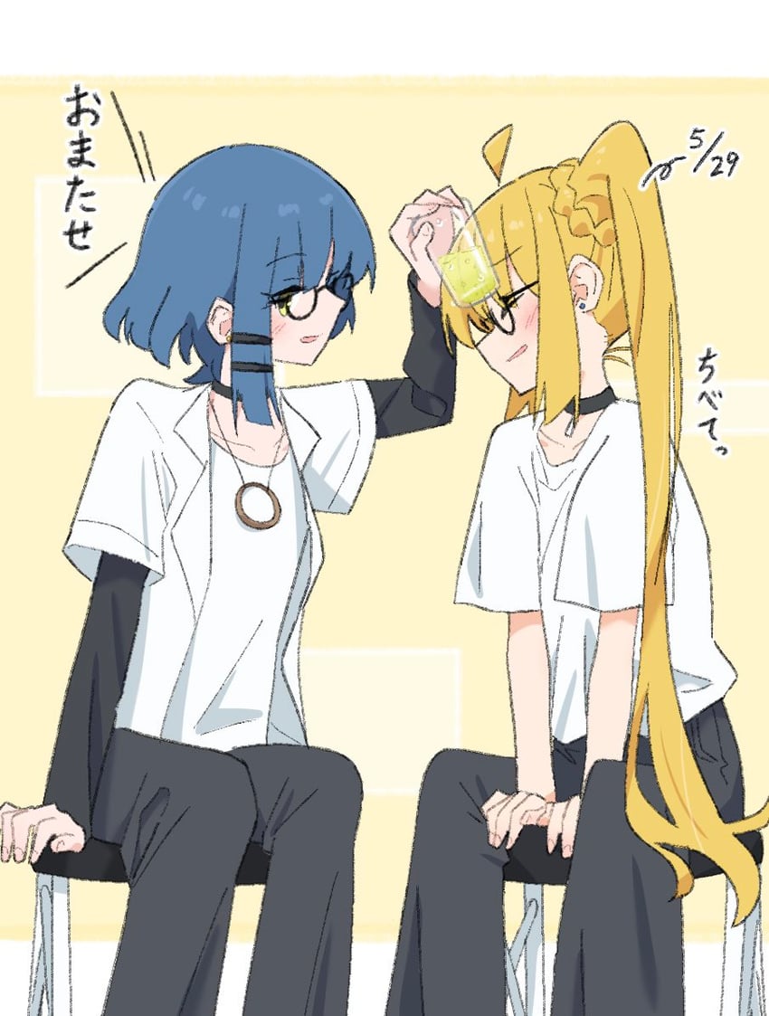 ijichi nijika and yamada ryo (bocchi the rock!) drawn by look4_osagashi