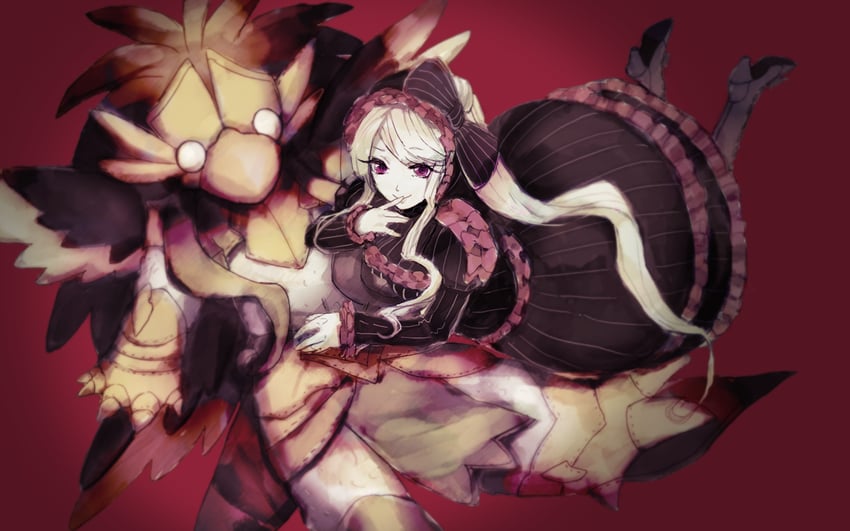 shalltear bloodfallen and peroroncino (overlord) drawn by horocca