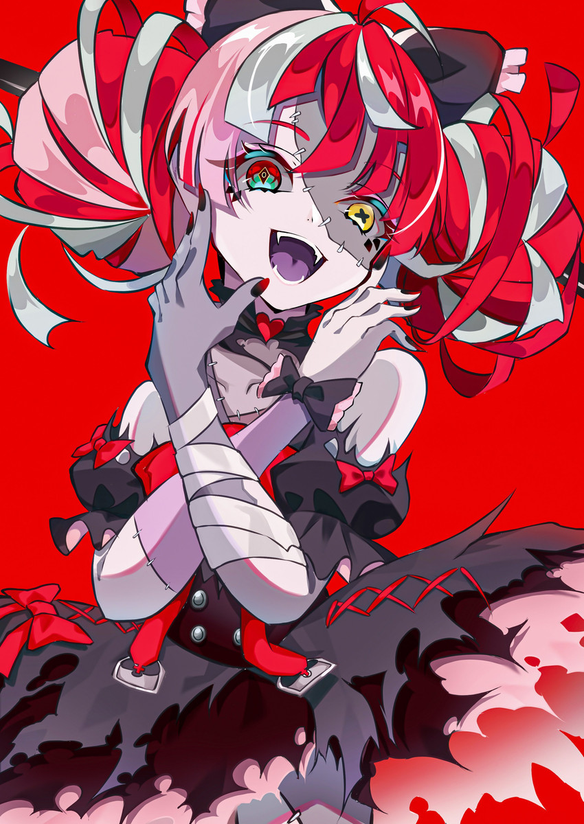 kureiji ollie (hololive and 1 more) drawn by pension_z