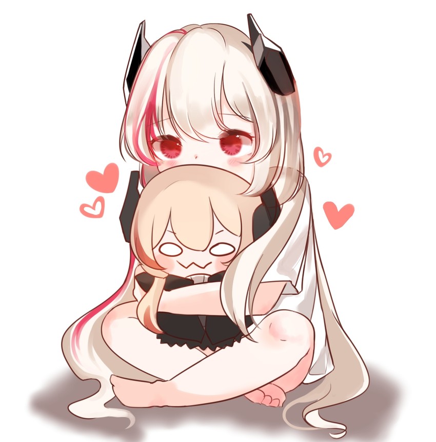 m4 sopmod ii and m4 sopmod ii jr (girls' frontline) drawn by riko_(rik0ring)