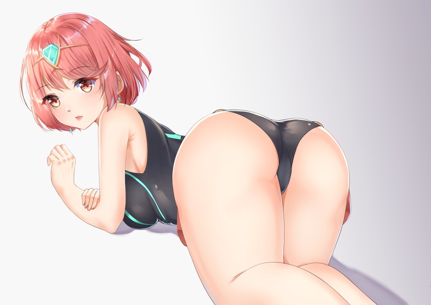 pyra (xenoblade chronicles and 1 more) drawn by chahei