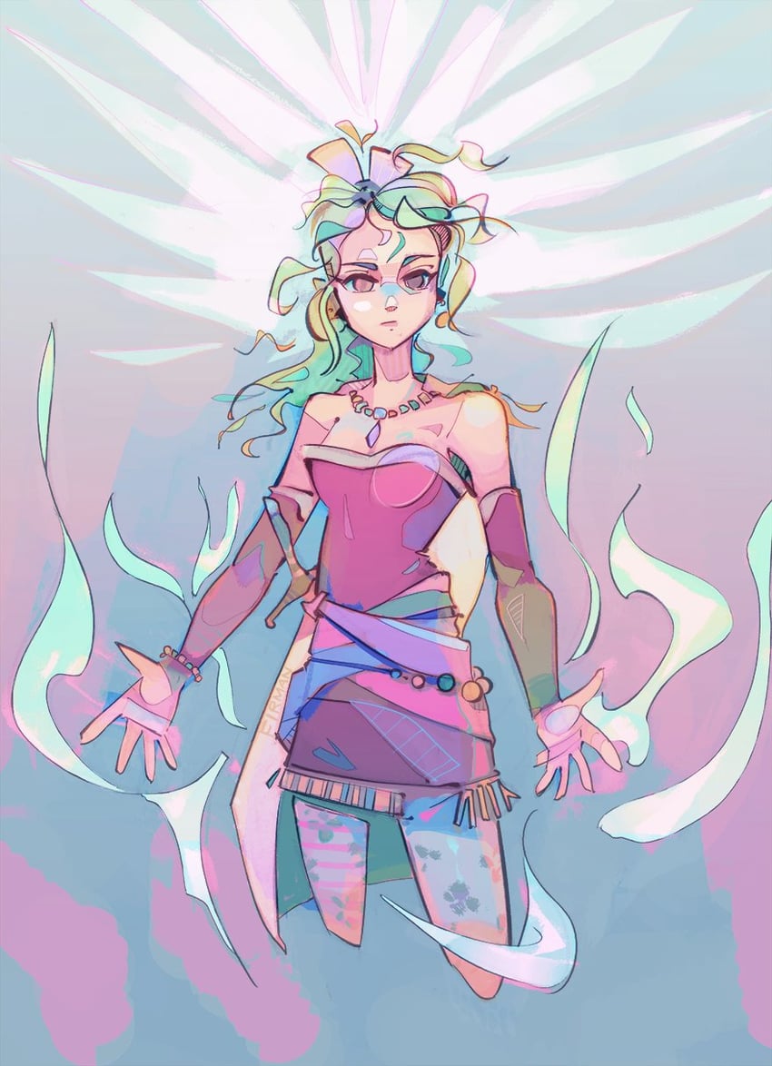terra branford (final fantasy and 1 more) drawn by michaelfirman