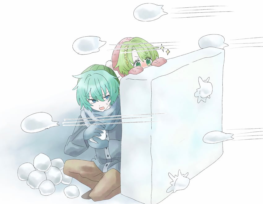 hiyori sou and kizuchi kanna (kimi ga shine) drawn by yume_ha_imamo