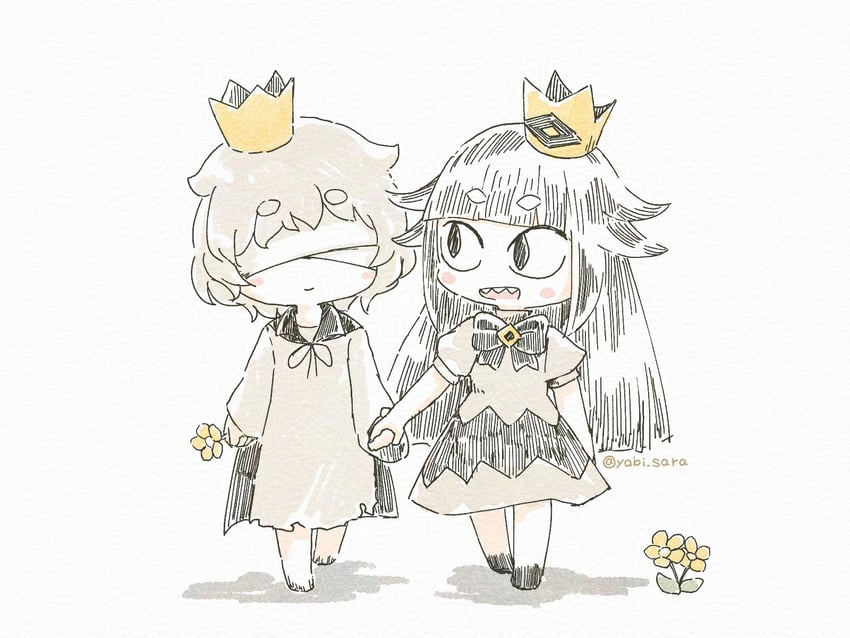 liar princess and blind prince (usotsuki hime to moumoku ouji) drawn by yabisara