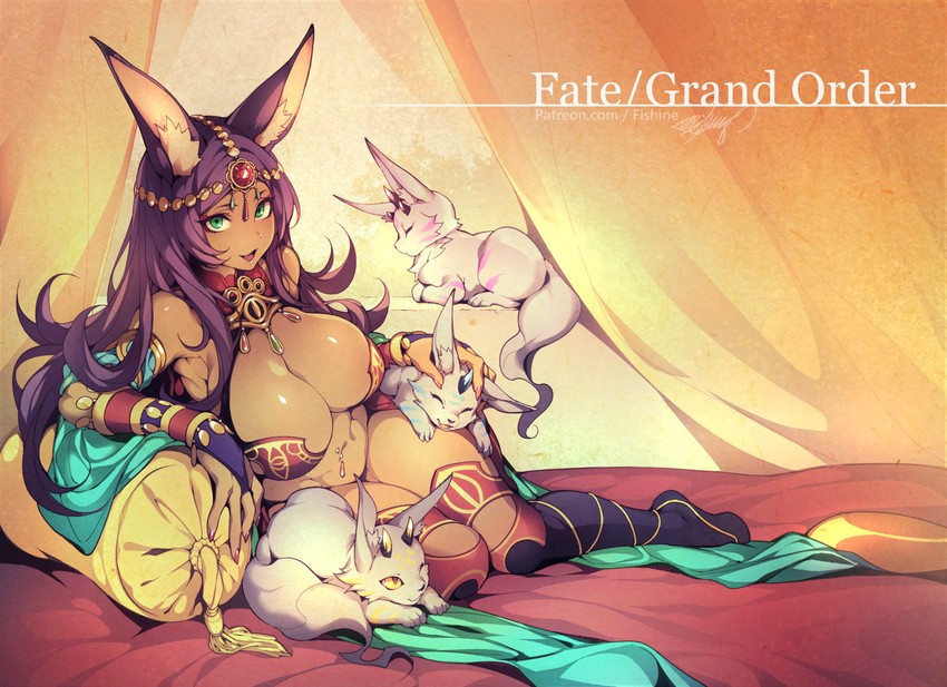 queen of sheba and three enigmas (fate and 1 more) drawn by fishine
