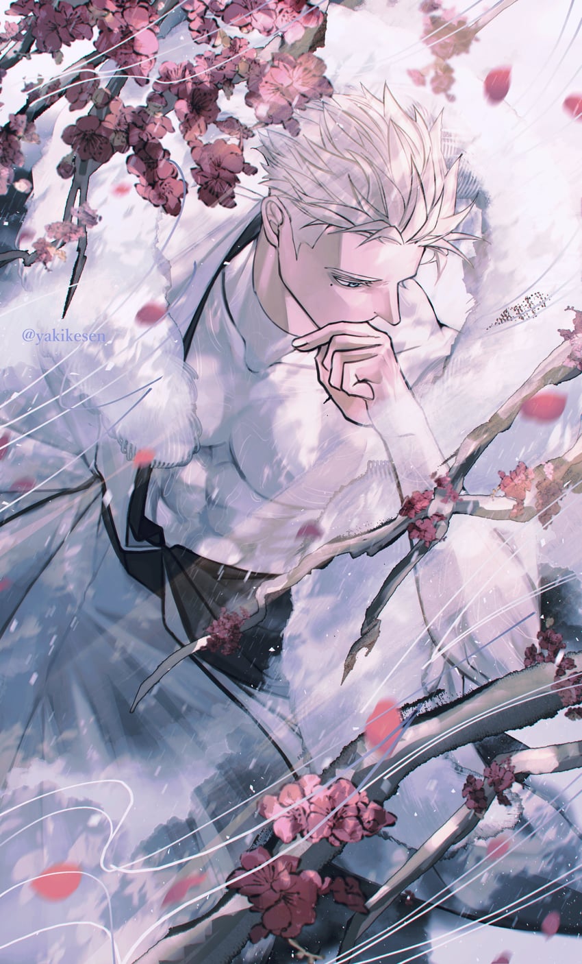 millions knives (trigun and 1 more) drawn by yakikesen
