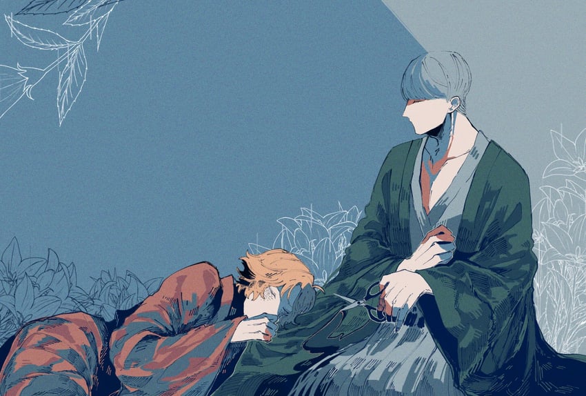 narukami yu and hanamura yousuke (persona and 1 more) drawn by erskyee